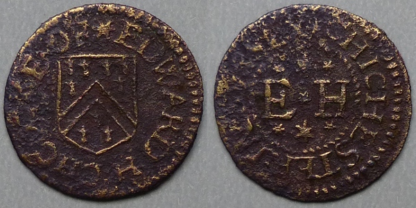 Chichester, Edward Hichcocke farthing token